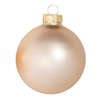 Glas kugle Creme 60 mm ophæng